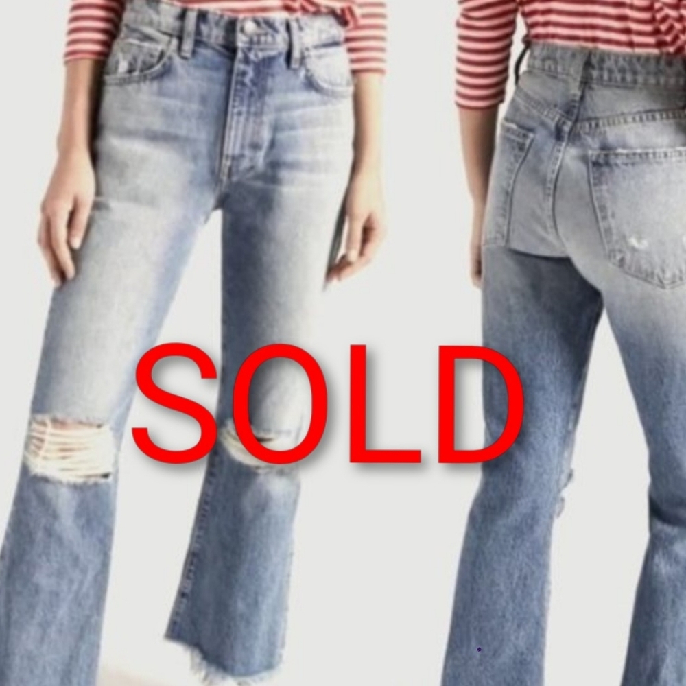 NWOT* Current Elliott High Rise Ankle Length, Flare Jeans